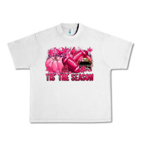 Lunar Rock Tis' the season Football Breast Cancer Urban Heavy Tee - NancyCooperArtShop