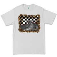 Dove Grey leopard racing  background Premium Tee - RanaPortraitStore