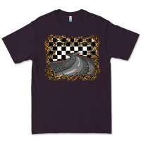 Plum leopard racing  background Premium Tee - RanaPortraitStore