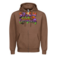 Chestnut salem witch company Zipper Hoodie - BundleAndBundleShop