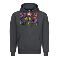 Smoke salem witch company Zipper Hoodie - BundleAndBundleShop