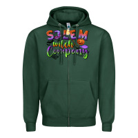 Sports Green salem witch company Zipper Hoodie - BundleAndBundleShop