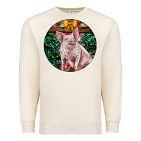 Sandshell christmas pig Premium Sweatshirt - LillyAllenDesigns