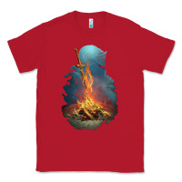 Red Limited Edition Dark Souls Classic Tee - tuanDangUi