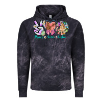 Cloud Black Peace love Easter Vintage Hoodie - NancyCooperArtShop