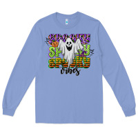 Colony Blue spooky spooky spooky vibes Long Sleeve Tee - CowGirlArtShop