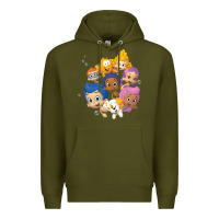 Army Green bubble guppies Premium Hoodie - tuanDangUi
