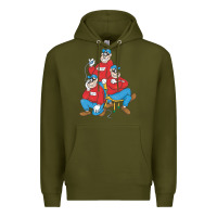 Army Green beagle boys Premium Hoodie - tuanDangUi