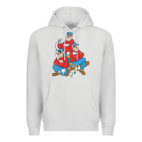 Dove Grey beagle boys Premium Hoodie - tuanDangUi