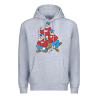 Heather Grey beagle boys Premium Hoodie - tuanDangUi