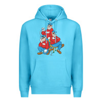 Ocean Blue beagle boys Premium Hoodie - tuanDangUi