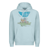Blue Mist The Jetsons Ship Premium Hoodie - tuanDangUi