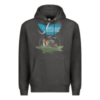 Charcoal Heather The Jetsons Ship Premium Hoodie - tuanDangUi