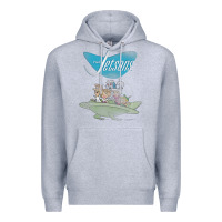 Heather Grey The Jetsons Ship Premium Hoodie - tuanDangUi