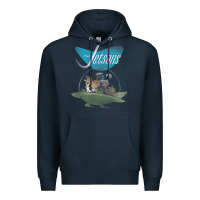 Navy The Jetsons Ship Premium Hoodie - tuanDangUi