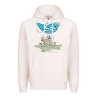 Pale Pink The Jetsons Ship Premium Hoodie - tuanDangUi