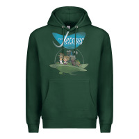 Sports Green The Jetsons Ship Premium Hoodie - tuanDangUi