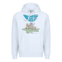 White The Jetsons Ship Premium Hoodie - tuanDangUi