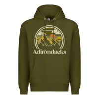 Army Green Adirondacks Mountains New York Vintage Hiking Camp Premium Hoodie - tuanDangUi