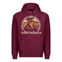 Burgundy Adirondacks Mountains New York Vintage Hiking Camp Premium Hoodie - tuanDangUi