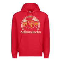 Red Adirondacks Mountains New York Vintage Hiking Camp Premium Hoodie - tuanDangUi