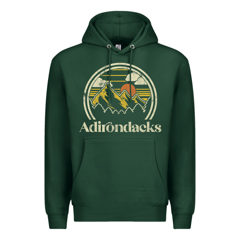Adirondacks Mountains New York Vintage Hiking Camp Premium Hoodie by tuanDangUi | Teevron