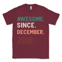 Burgundy Awesome Since December 2008 Classic Tee - Bettercallsaul