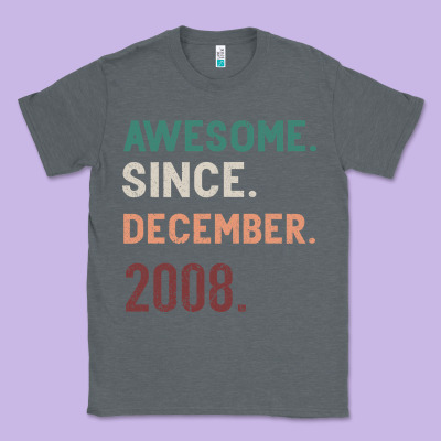 Awesome Since December 2008 Classic Tee Designed By Bettercallsaul