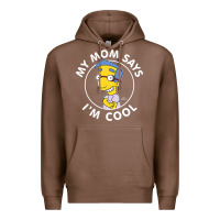 Chestnut The Simpsons Milhouse My Mom Says I'm Cool V1 Premium Hoodie - tuanDangUi