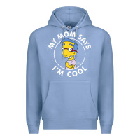 Colony Blue The Simpsons Milhouse My Mom Says I'm Cool V1 Premium Hoodie - tuanDangUi