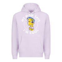 Lilac The Simpsons Milhouse My Mom Says I'm Cool V1 Premium Hoodie - tuanDangUi