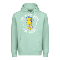 Seafoam The Simpsons Milhouse My Mom Says I'm Cool V1 Premium Hoodie - tuanDangUi