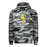 Slate Camo The Simpsons Milhouse My Mom Says I'm Cool V1 Premium Hoodie - tuanDangUi