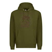 Army Green Seether Octoskull Premium Hoodie - tuanDangUi