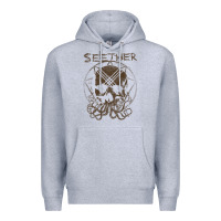 Heather Grey Seether Octoskull Premium Hoodie - tuanDangUi