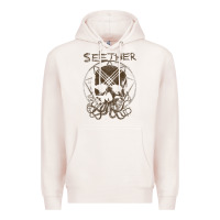 Pale Pink Seether Octoskull Premium Hoodie - tuanDangUi