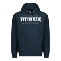 Navy John Fetterman, Vote Fetterman For Senate, Preside Premium Hoodie - tuanDangUi