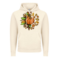 Vintage Artic Fall Sunflower with Pumpkin Vintage Hoodie - texasbilliewilder