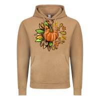 Vintage Camel Fall Sunflower with Pumpkin Vintage Hoodie - texasbilliewilder