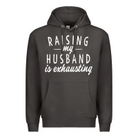 Smoke raising my husband is exhausting wife gifts funny Premium Hoodie - tuanDangUi