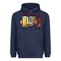 Navy all i need is beer king cake crawfish Heavyweight Hoodie - SublimationCraftShop