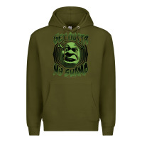 Army Green Shrek Get Outta My Swamp Premium Hoodie - tuanDangUi