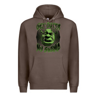 Coffee Shrek Get Outta My Swamp Premium Hoodie - tuanDangUi