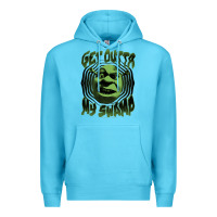 Ocean Blue Shrek Get Outta My Swamp Premium Hoodie - tuanDangUi