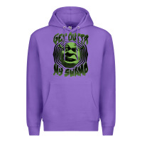 Purple Shrek Get Outta My Swamp Premium Hoodie - tuanDangUi