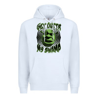 White Shrek Get Outta My Swamp Premium Hoodie - tuanDangUi