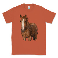 Copper brown horse Classic Tee - RanaPortraitStore