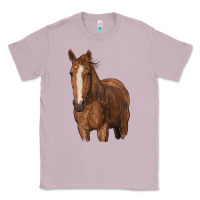 Lilac brown horse Classic Tee - RanaPortraitStore