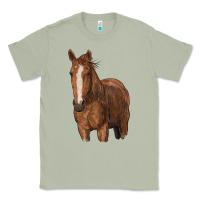Matcha brown horse Classic Tee - RanaPortraitStore