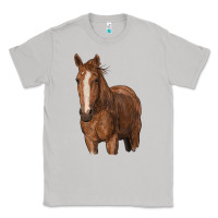 Moon Dust brown horse Classic Tee - RanaPortraitStore